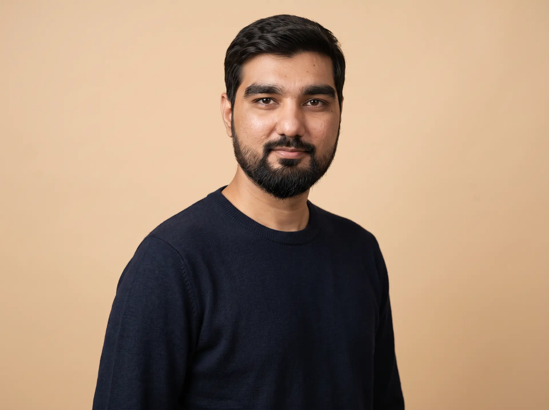 Portrait of Talha, product designer